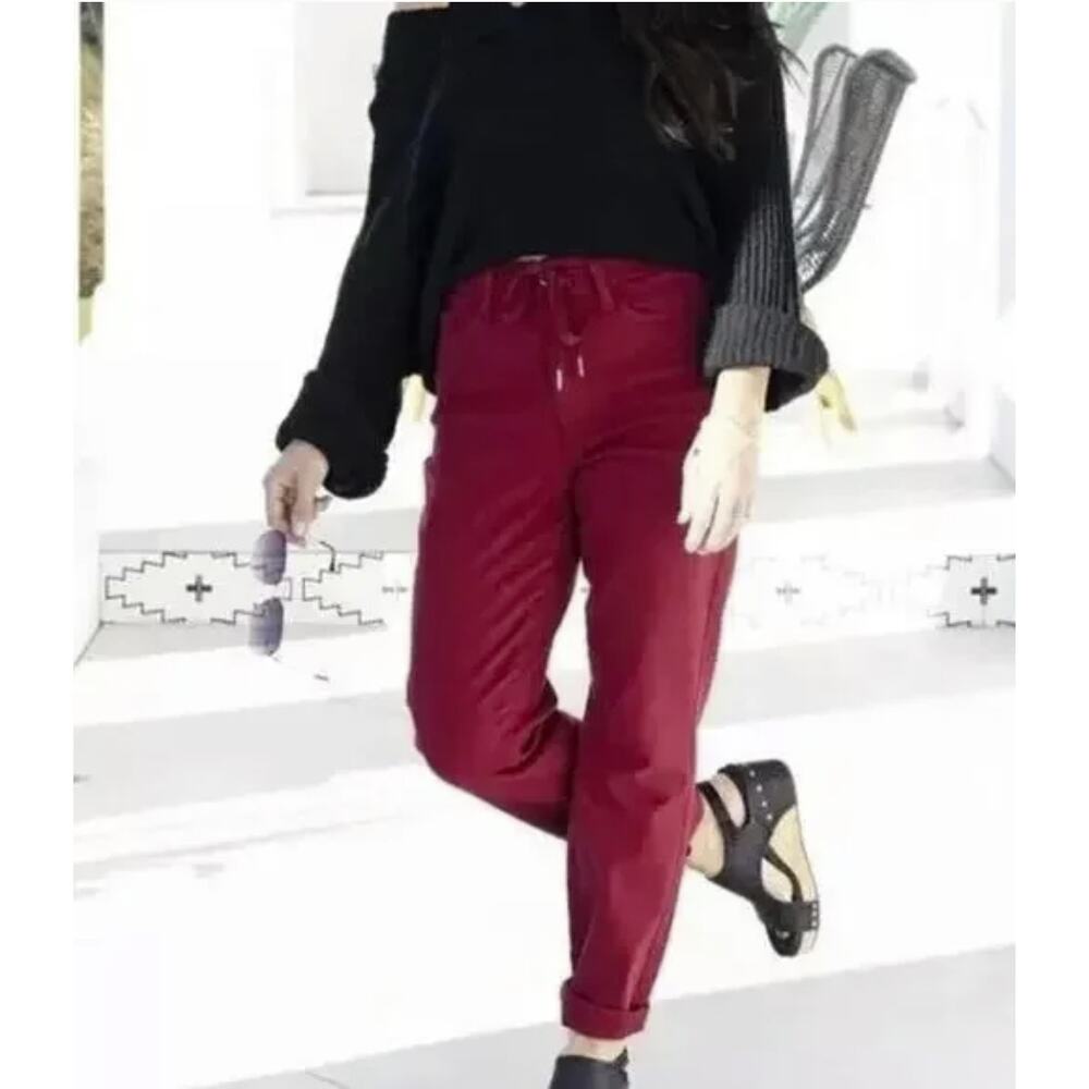 Judy Blue‎ Scarlet Double Cuff Joggers Pants Size 11/30